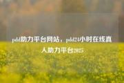 pdd助力平台网站，pdd24小时在线真人助力平台2025