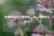 拼多多砍价下单网站，2025pdd帮助力平台
