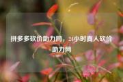 拼多多砍价助力网，24小时真人砍价助力网
